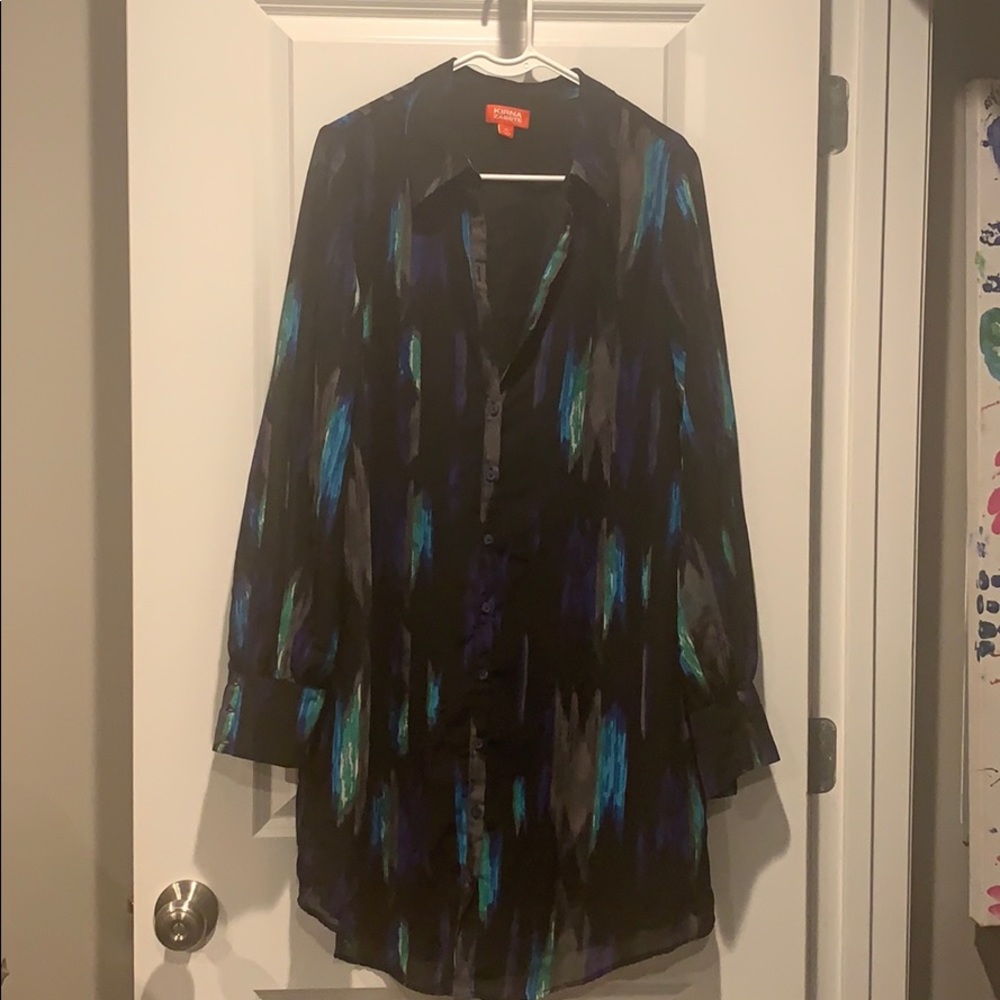 Kirna Zabete XL Button Down Dress